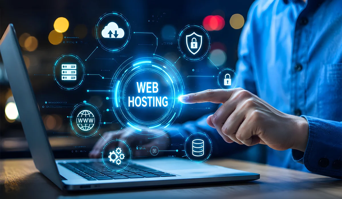Website hosting Dubai with secure cloud servers and digital web hosting technology